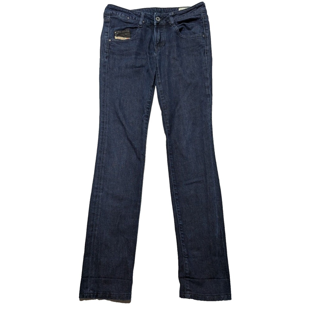 DIESEL CLUSH Women 27X30 Blue Stretch Denim Skinny Jeans Made In Italy